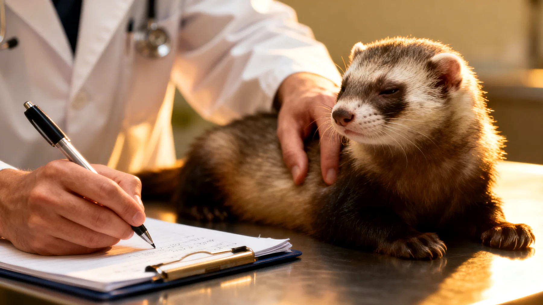 Frettchen benötigen nach der Kastration besondere gesundheitliche Überwachung und angepasste Pflege, da hormonelle Veränderungen ihr Immunsystem und ihre Vitalität beeinflussen können"
