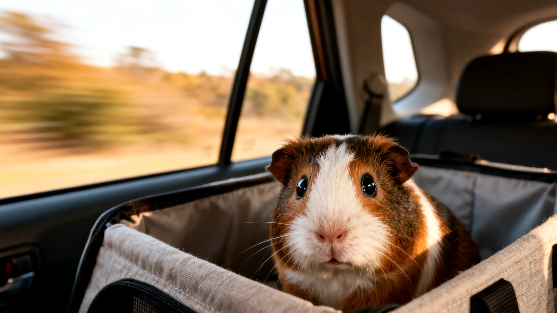 Meerschweinchen leiden während Reisen häufig unter erheblichem Stress durch ungewohnte Umgebungen, Transportgeräusche, Temperaturwechsel und die Trennung von ihrer vertrauten Gruppe, was zu Angstverhalten, Appetitlosigkeit und gesundheitlichen Problemen führen kann."