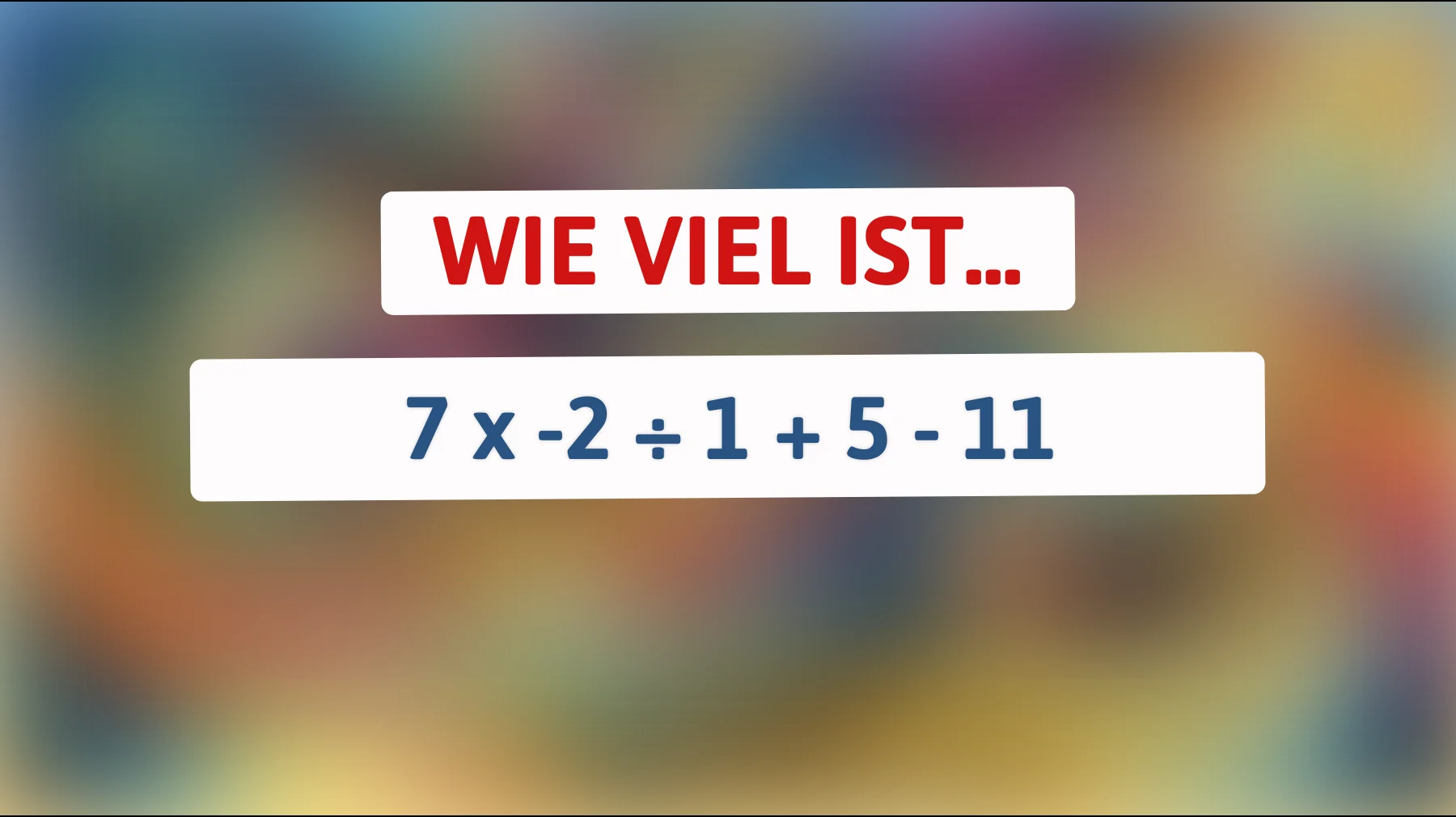 Nur 1% der Menschen können dieses Mathe-Rätsel lösen: Findest du die richtige Lösung?"